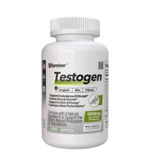 Vitaminer Testogen Aumento de Testosterona 1305mg - 90 Cápsulas
