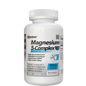 Vitaminer Complexo 5 Magnésio Aquamin® 500mg - 60 Cápsulas