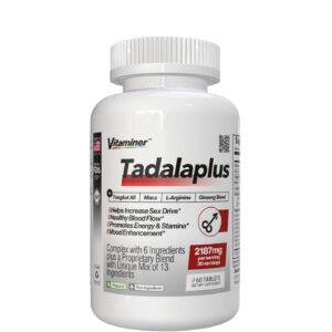 Vitaminer Tadalaplus - Libido Masculino 1857mg - 60 Comprimidos